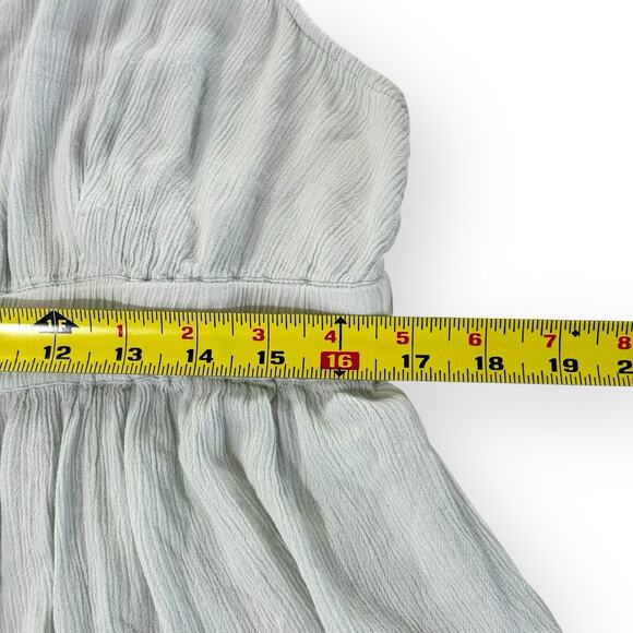 O’Neill Babydoll Top Womens XXL Mint Green Sleeveless Strappy V-Neck Boho Beach - Picture 7 of 9